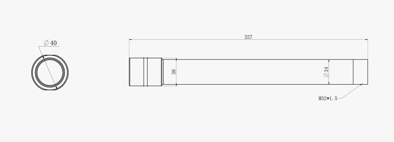 Удлинитель потолочного кронштейна Milesight MS-A76-L